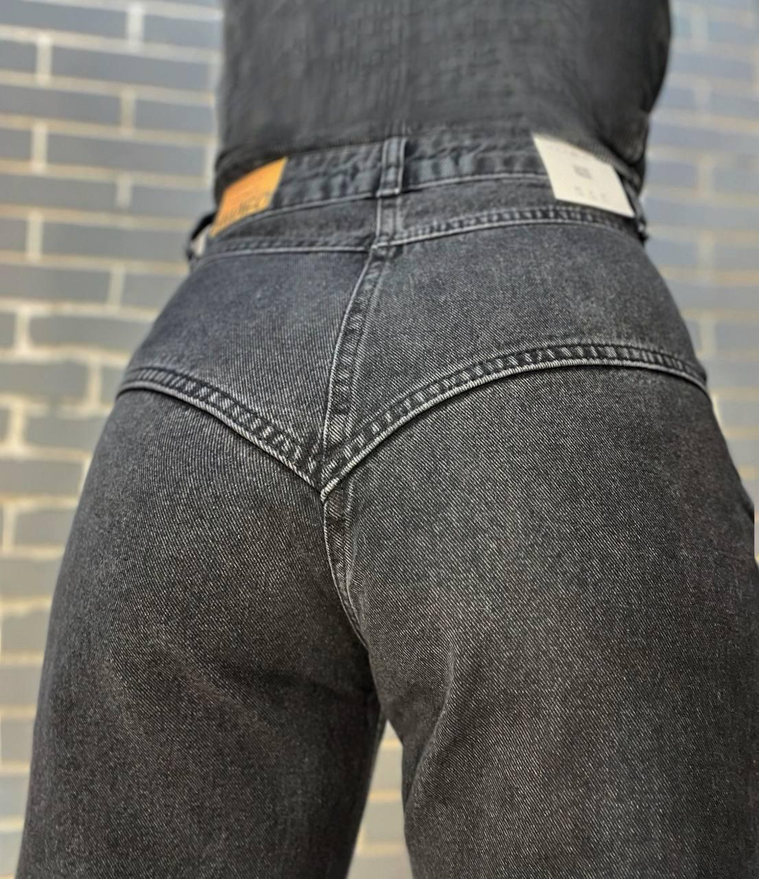 Джинсы женские ITS Basic 2909 straight кокетка пуговицы прямые от бедра р. 36 Черный (2775) - фото 3 Джинсы женские ITS Basic 2909 straight кокетка пуговицы прямые от бедра р. 36 Черный (2775) - фото 3