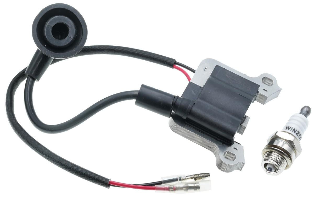 Катушка зажигания мотокосы 1E40/44F со свечой Winzor Pro Seria (заж170) Катушка зажигания мотокосы 1E40/44F со свечой Winzor Pro Seria (заж170)