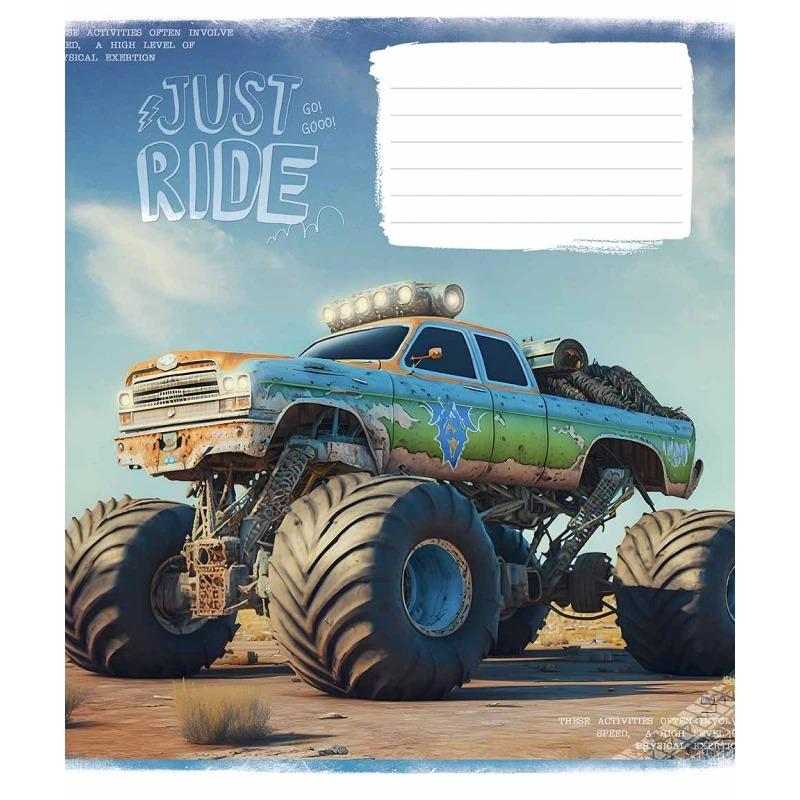 Школьная тетрадь в линейку Школярик 12 листов Разноцветный (NB-286-Z-385)