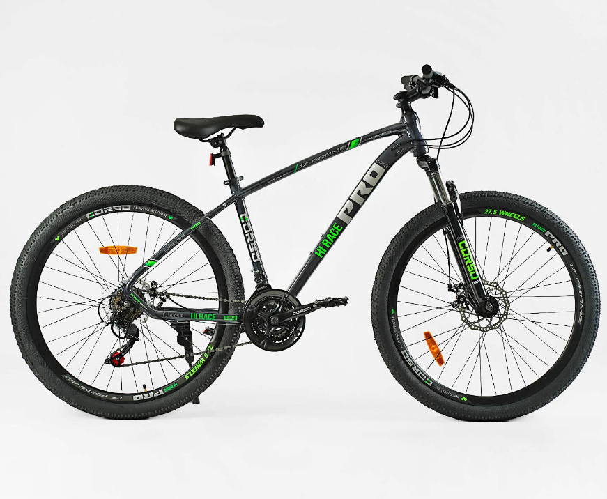 Велосипед спортивний Corso HI RACE PRO HR-27402 27,5" рама алюмінієва 17" (138287)