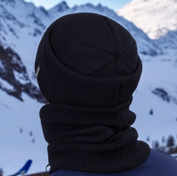 Комплект мужская шапка со снудом Темно-синий (29548363) - фото 3 Комплект мужская шапка со снудом Темно-синий (29548363) - фото 3