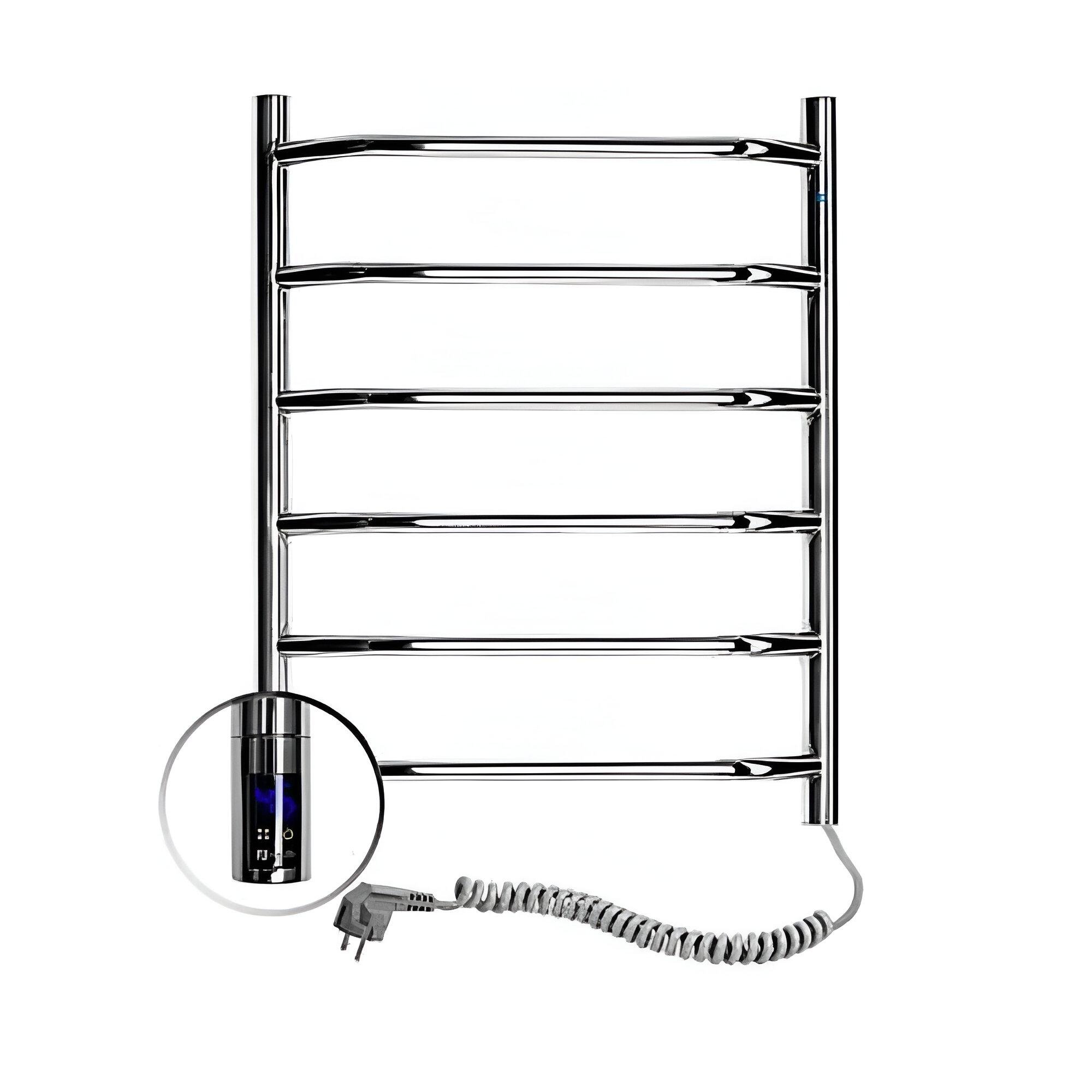 Полотенцесушитель электрический NAVIN Блюз 10-006033-4860 правосторонний с таймером 480x600 мм (SW-68980)