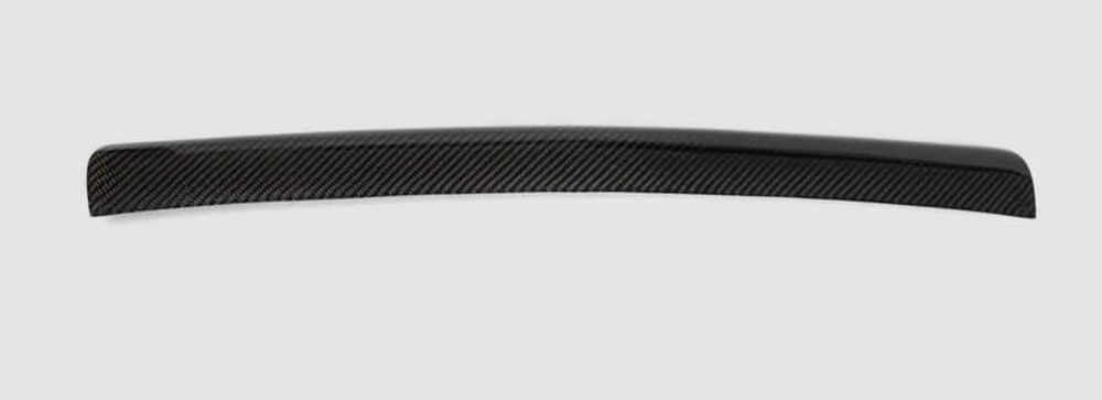 Накладка на передний бампер DDCarbon центральная/Base 2007-2011/Audi A4 B8 2007-2015 гг. карбон (132782)