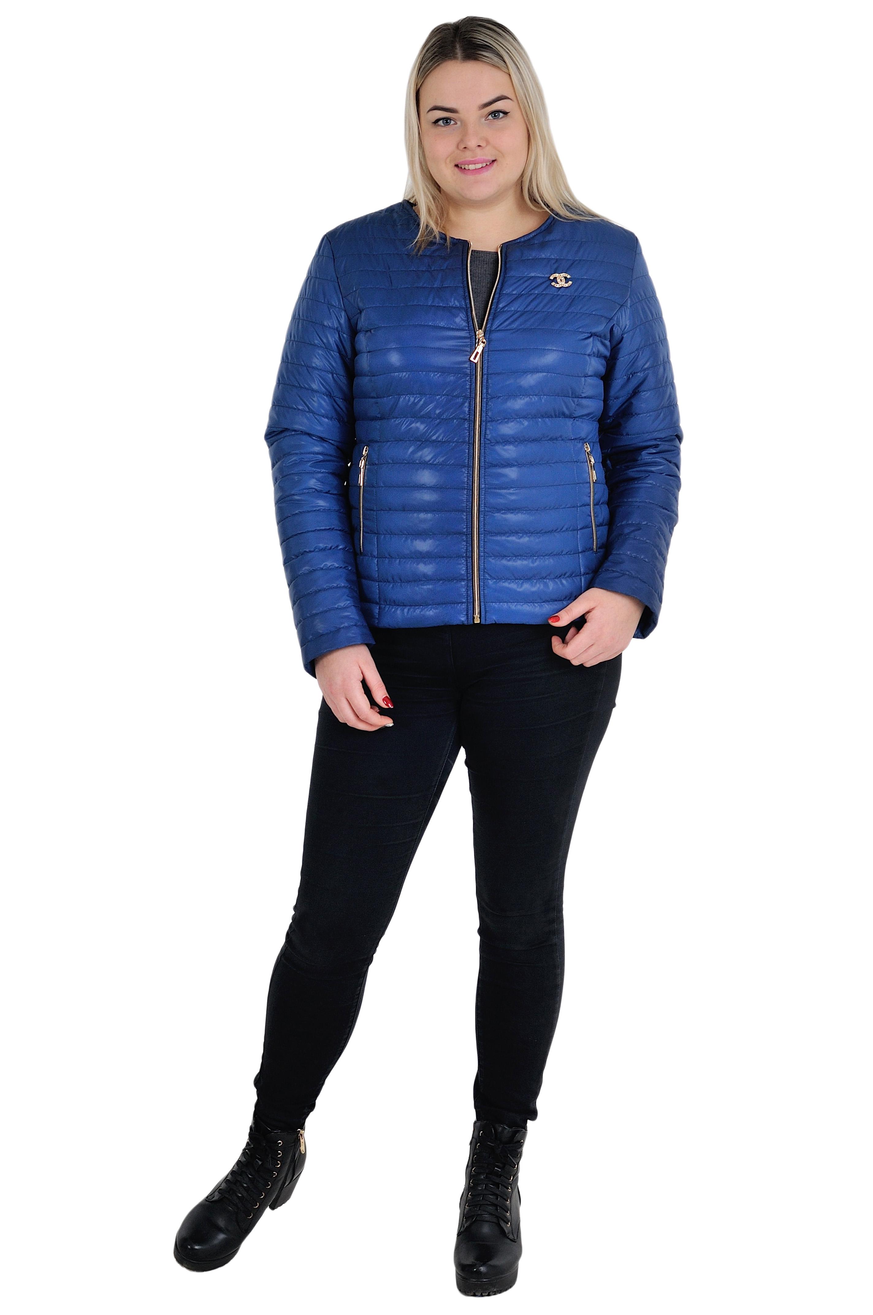 Куртка женская Sanny р. 58 Электрик (№3502-бр-мк)