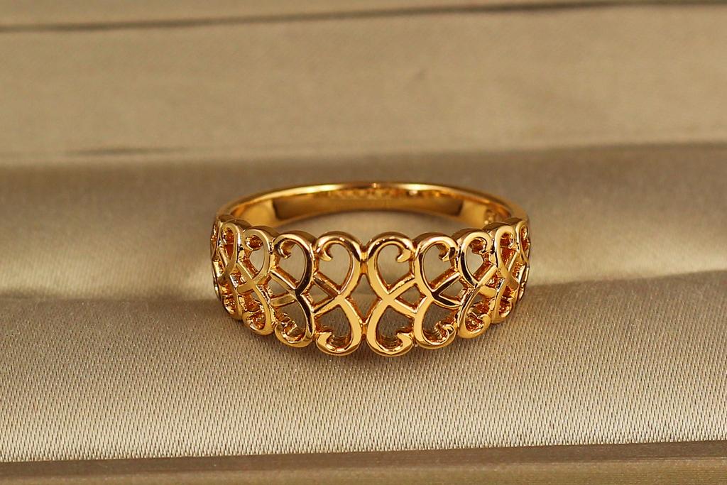 Кольцо Xuping Jewelry Ажурное сердце р. 18 Золотистый (38139810) Кольцо Xuping Jewelry Ажурное сердце р. 18 Золотистый (38139810)
