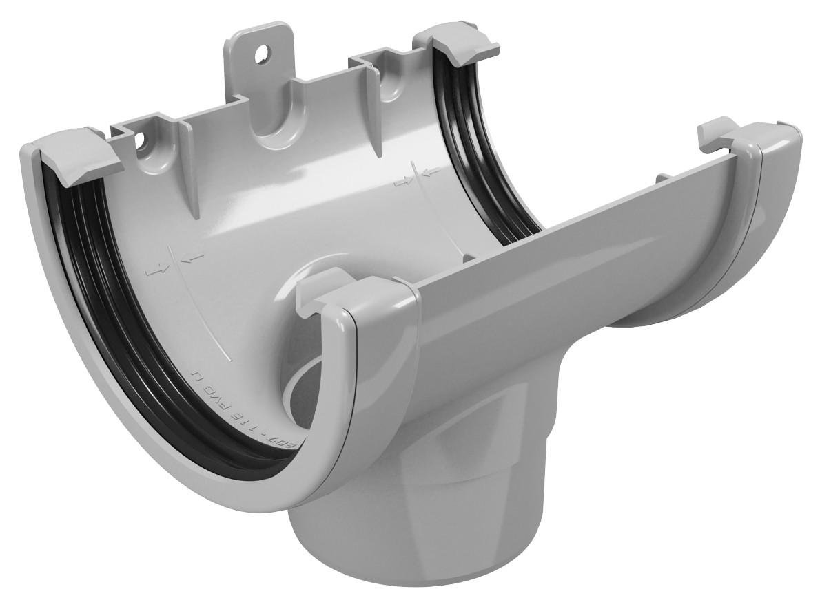 Воронка желоба DEVOREX Classic 120 Графитовый (11674338) - фото 1