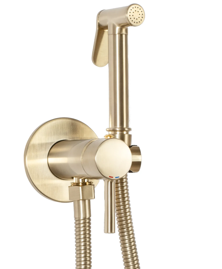 Набір гігієнічного душу Rea LOOP Gold mat (REA-B6311)