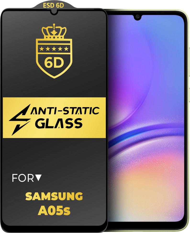 Защитное стекло 6D Anti-Static Samsung Galaxy A05s A057 Glass Shield