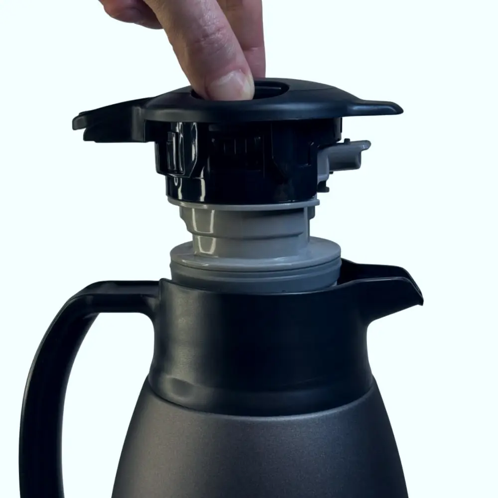 Термос Zojirushi SH-HS19C з кнопкою металевий 1,5 л Чорний (1111) - фото 8 Термос Zojirushi SH-HS19C з кнопкою металевий 1,5 л Чорний (1111) - фото 8