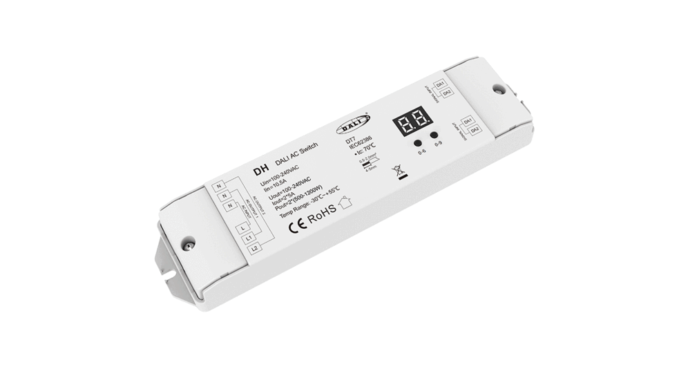 Конвертер-шлюз LEDUA DALI AC Switch DH DALI toSwitch (17802) Конвертер-шлюз LEDUA DALI AC Switch DH DALI toSwitch (17802)