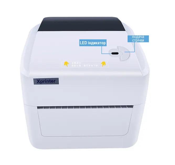 Термопринтер Xprinter XP-420B 108 мм USB для НП печати ТТН - фото 2