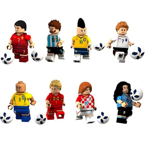 Набір фігурок iBlock Легенди футболу Football Set 8 шт.