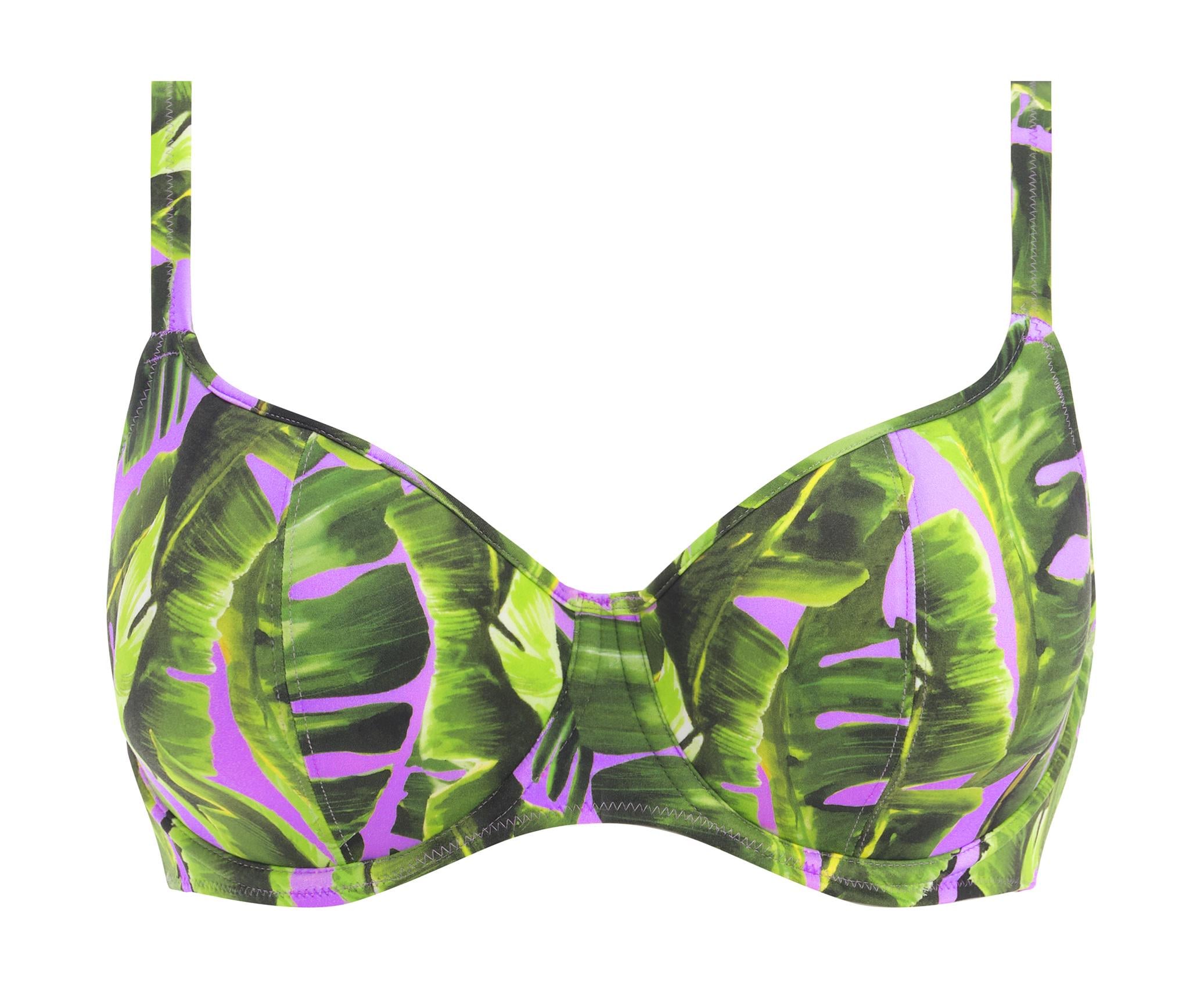 Купальный топ FREYA Jungle Oasis 6845 38DD Cassis (889501301904)