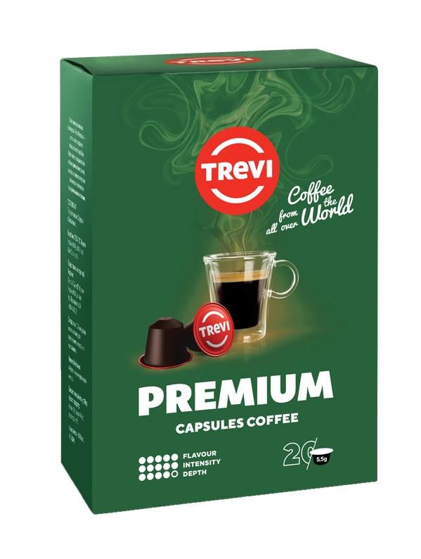 Кава в капсулах Trevi Premium 100% Арабіка nespresso 5,5 г х 20 шт. (770623) - фото 1