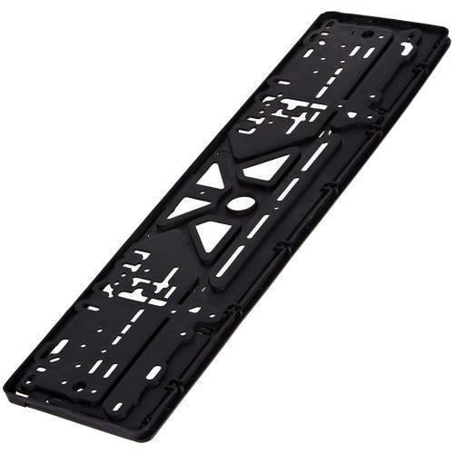 Рамка номера пластик у кульку Чорний - фото 3