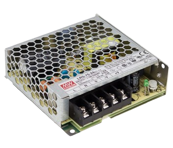 Блок питания импульсный Mean Well LRS-75-12 12V 6А 72 Вт для камер видеонаблюдения Серебристый (34064356)