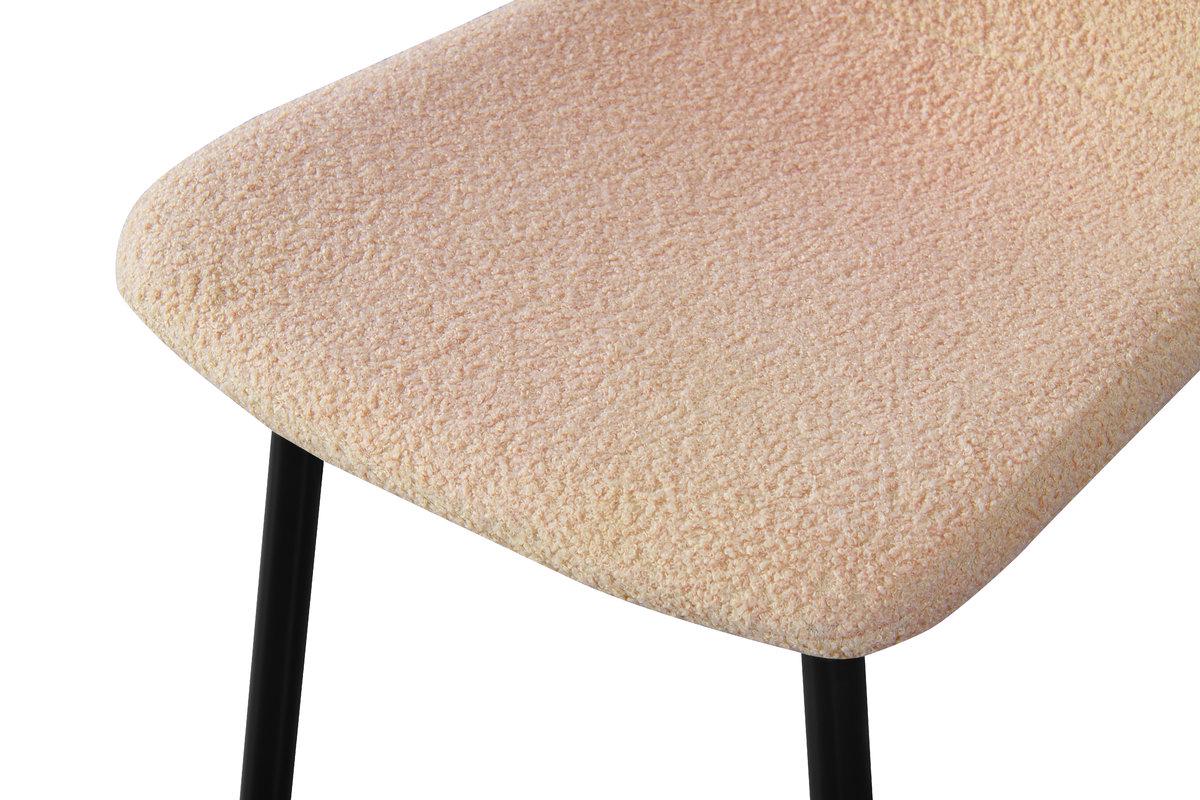 Стілець кухонний Мікс Меблі Юккі Чорний/Буклє крем - фото 4 Стілець кухонний Мікс Меблі Юккі Чорний/Буклє крем - фото 4