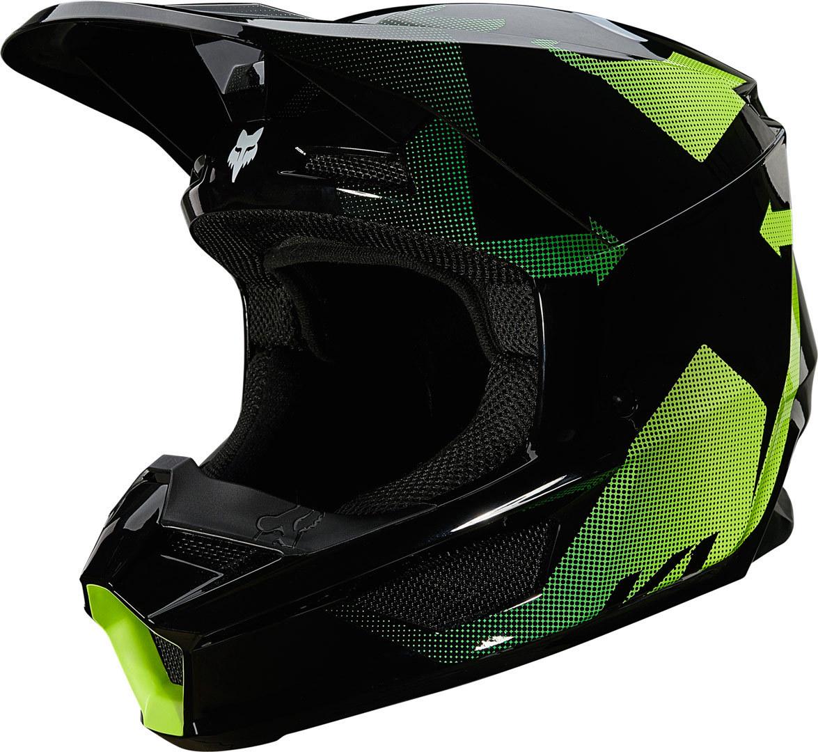 Мотошолом Fox V1 MIPS TAYZER HELMET L Black (13005)