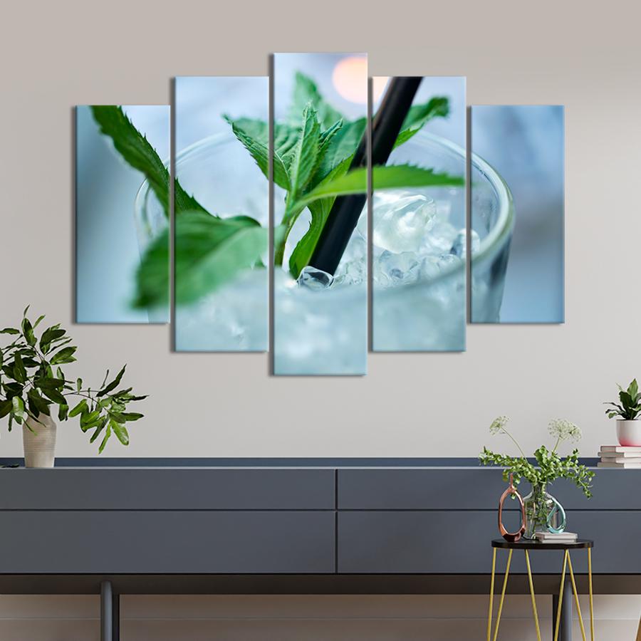 Настенний декор Освежающий мятный Мохито 112x68 см (A458-5)