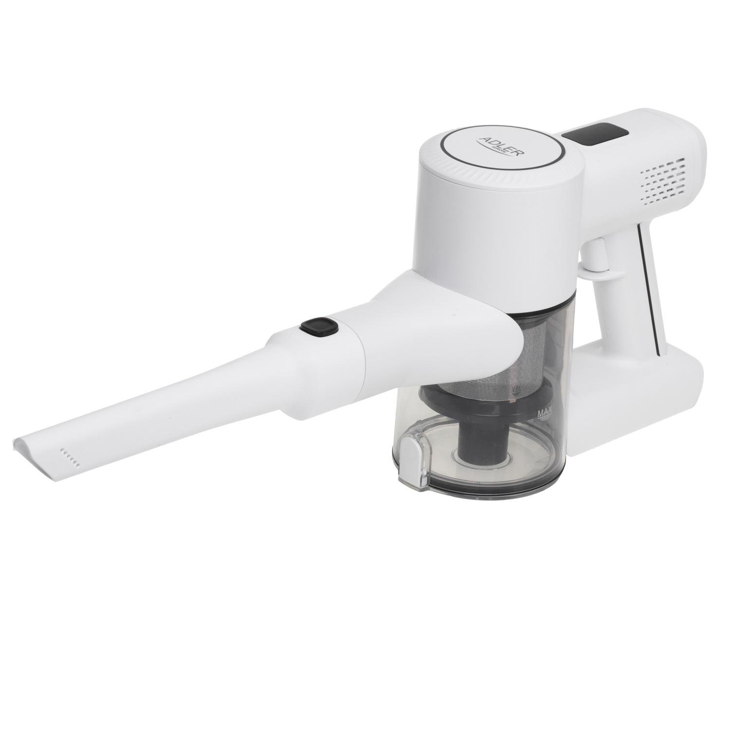 Пылесос беспроводной вертикальный Adler AD 7060 со светодиодной подсветкой 350 Вт Белый (29424463) - фото 9