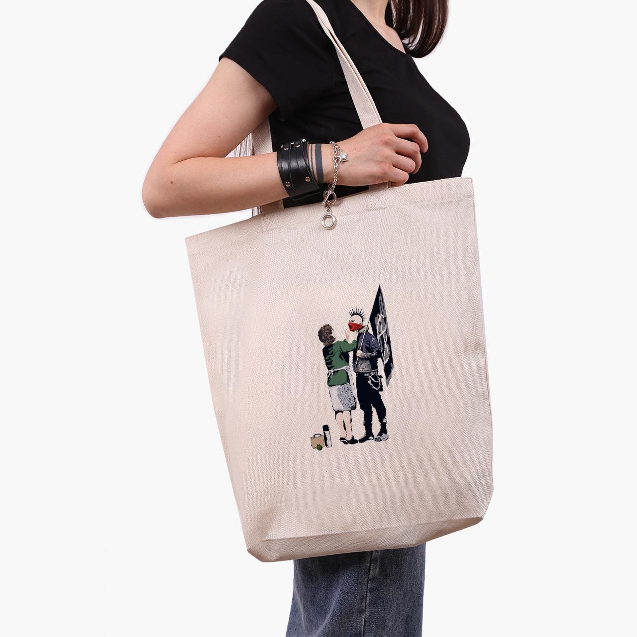 Эко сумка шоппер Мамина забота 41х39х8 см Бежевый (9227-2054-WTD) Эко сумка шоппер Мамина забота 41х39х8 см Бежевый (9227-2054-WTD)