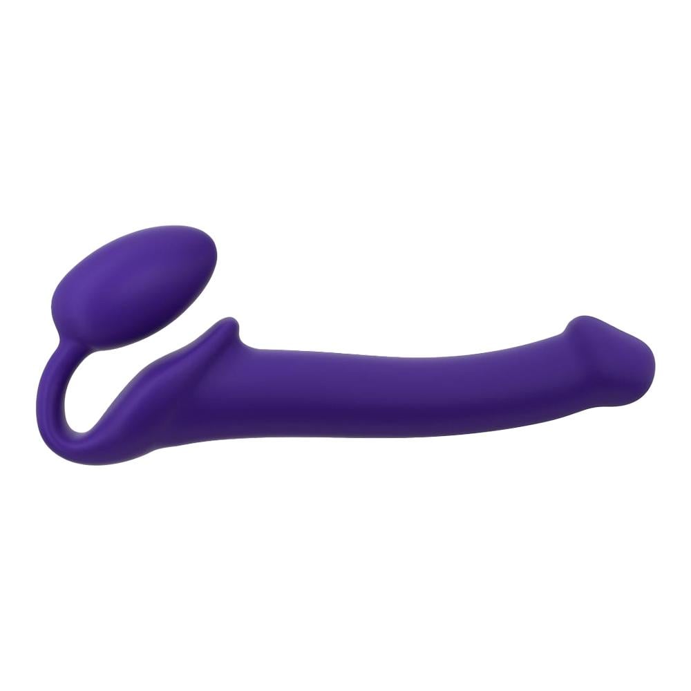 Страпон безремінний Strap-On-Me Violet M 15,6 см Фіолетовий (28425)