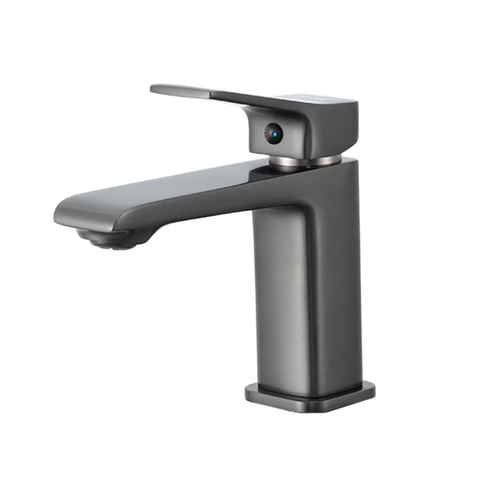 Змішувач для умивальника Frap F1084-9 Збройова сталь (1047612)