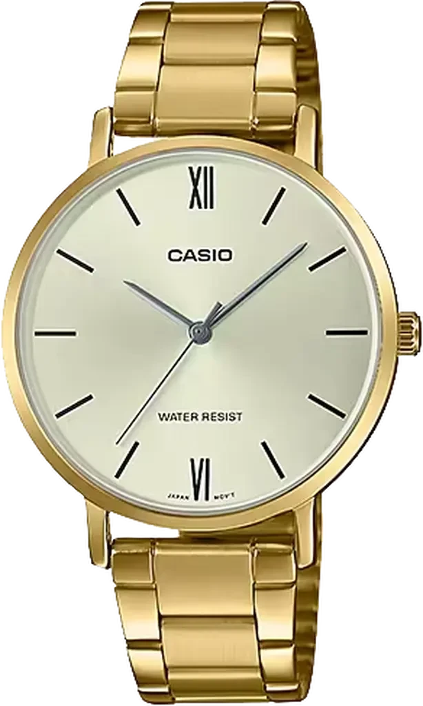 Наручные часы женские Casio Timeless Collection LTP-VT01G-9B со стальным корпусом Серебряный (3149902562)