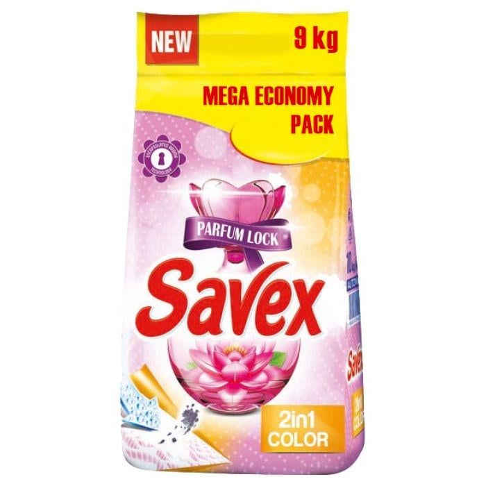 Пральний порошок Savex Color 9 кг 2в1