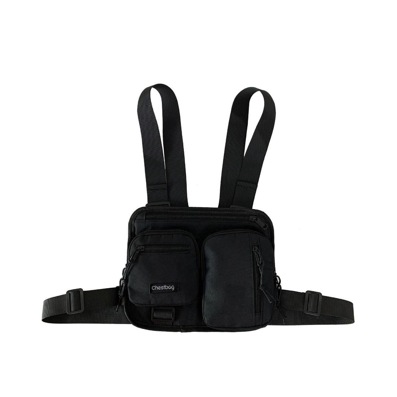 Нагрудна сумка 6013 CHESTBAG Чорний (14013062)
