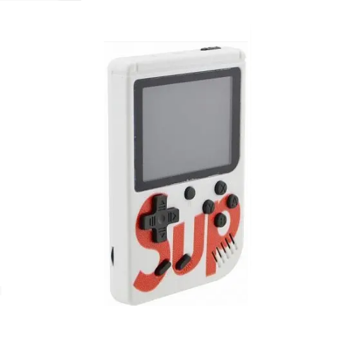 Приставка retro fc sup game box 400 игр dendy з джойстиком RF-400 Білий з червоним (13891754) - фото 3