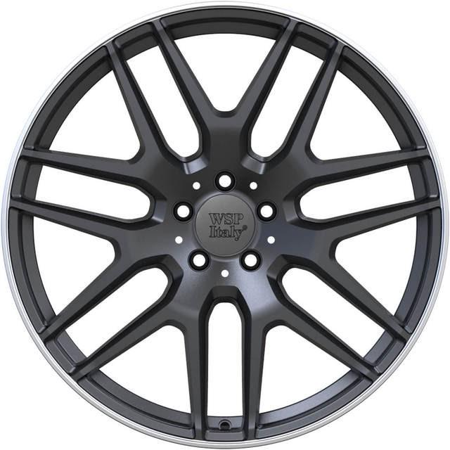 Литые диски WSP Italy Mercedes W778 Eris 10x21 5x112 ET28 DIA66,6 Dull black lip polished