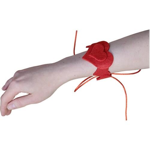 Браслет Сердечки Seta Decor 23-514RD