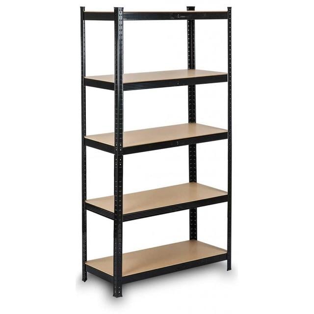 Стеллаж металлический Siker P7030 5 полок 150х70х30 см Черный (2371521074)