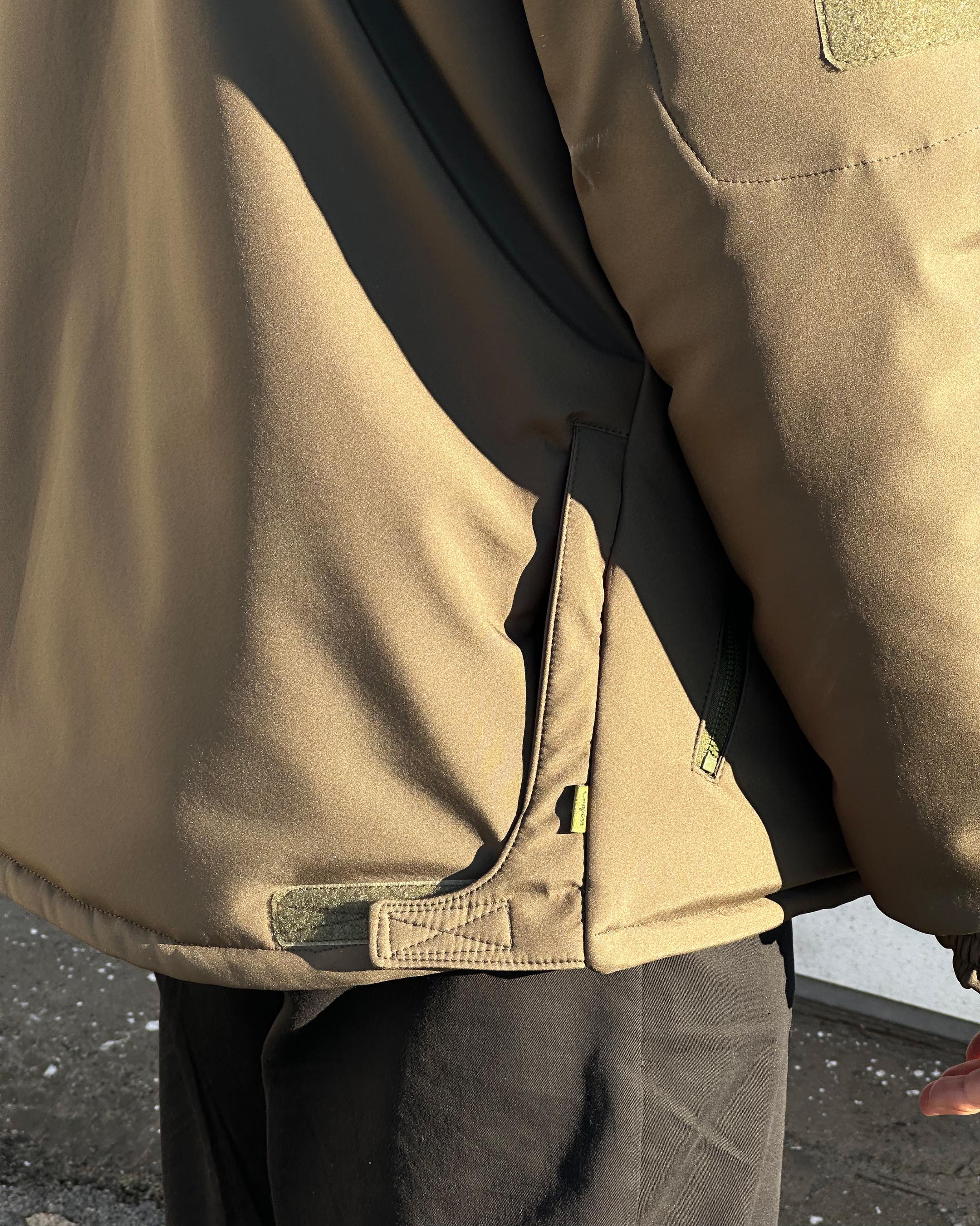 Куртка зимняя Cooperr Soft Shell Jacket V L Олива (KUR-8.2.L) - фото 8