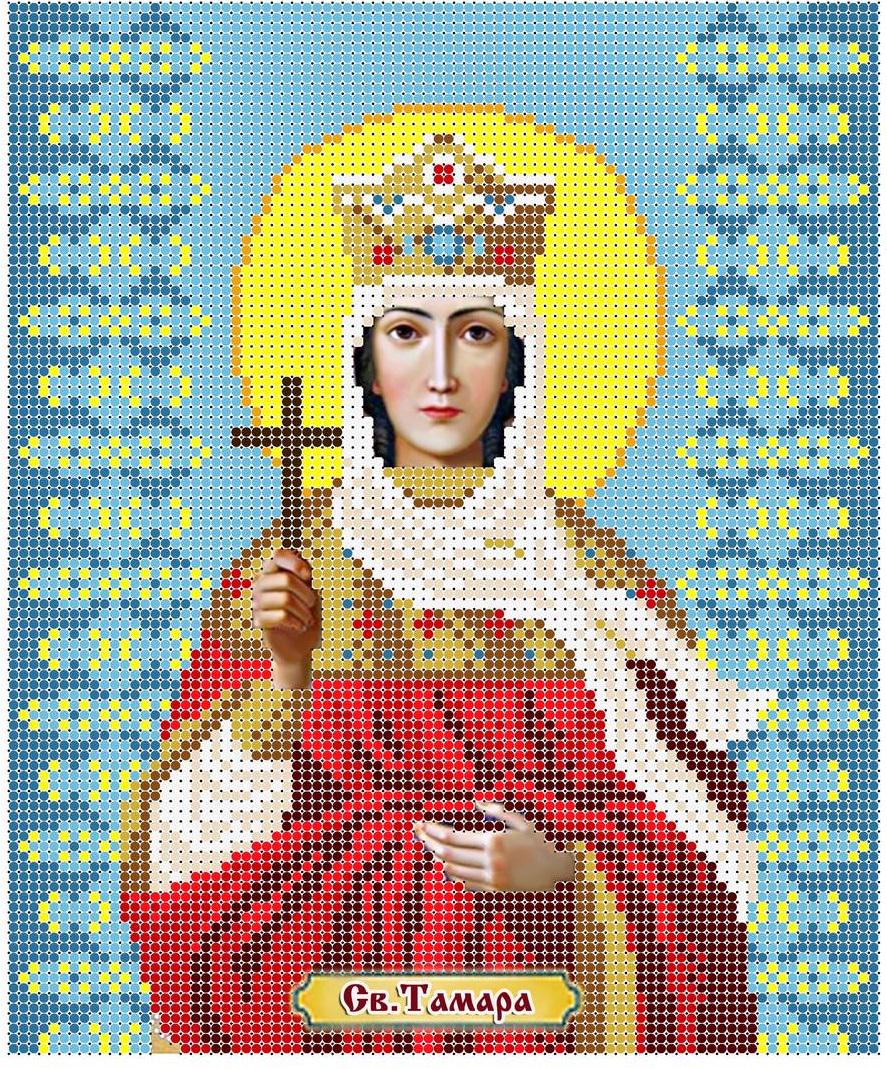 Схема для вышивки бисером Святая Тамара (1236257772)