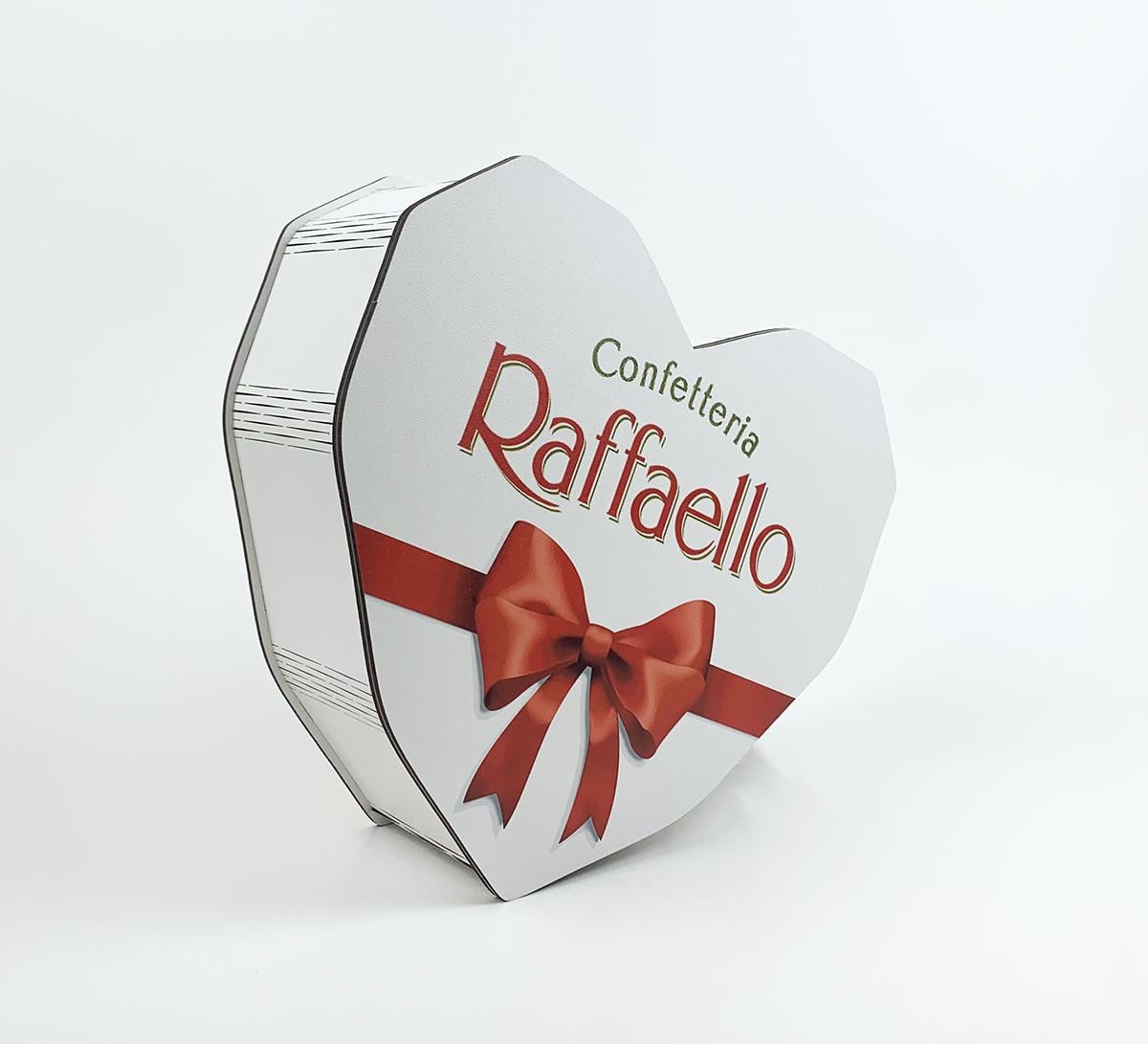 Коробка Серце "Raffaello" середня Білий (5790)