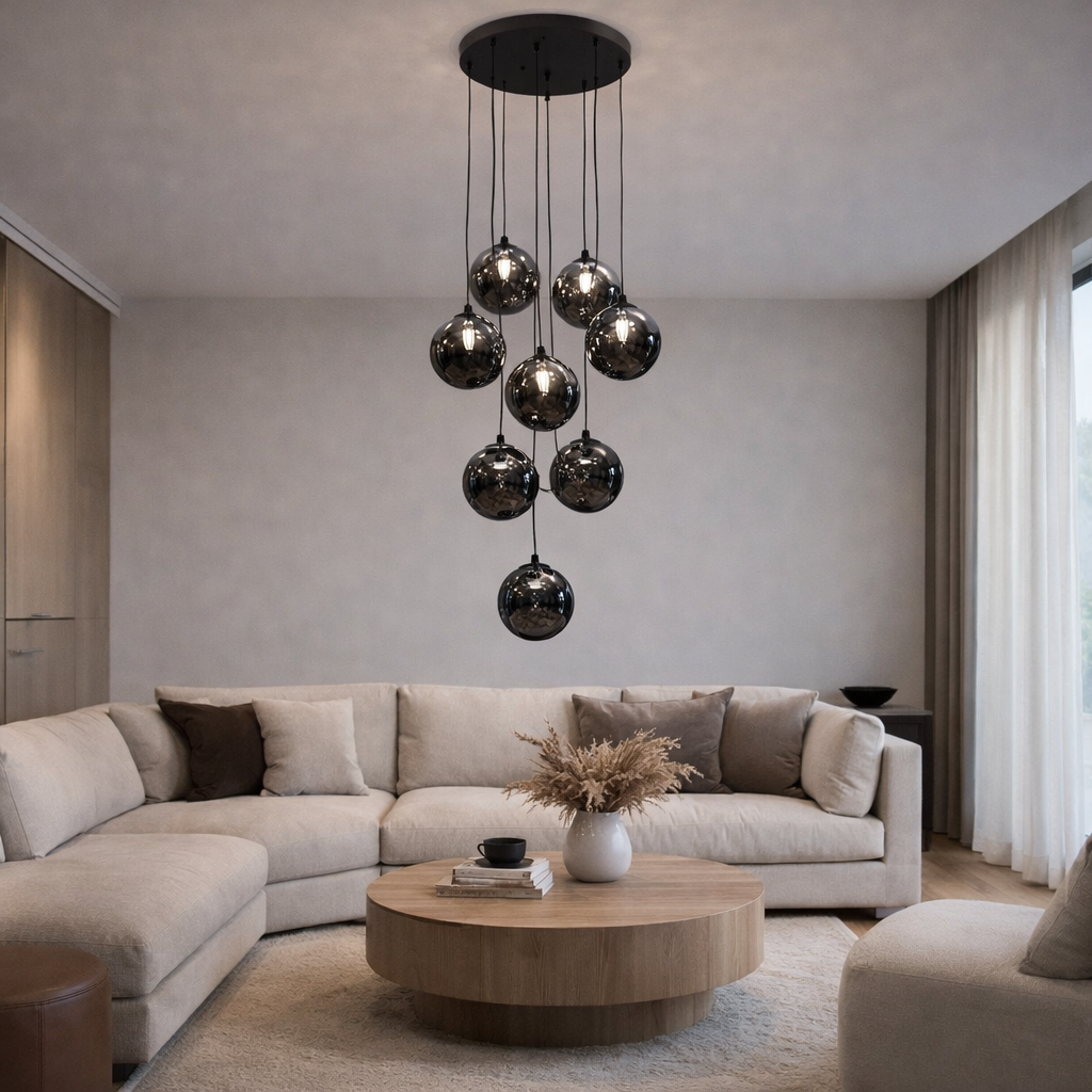 Люстра Galaxy Drop LED 3 режима 39W (2090/9BK) Люстра Galaxy Drop LED 3 режима 39W (2090/9BK)