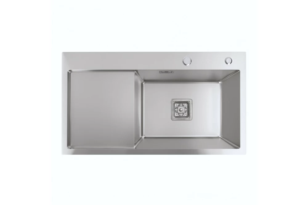 Мийка для кухні Platinum Handmade R 780x430x220 мм (374833) Мийка для кухні Platinum Handmade R 780x430x220 мм (374833)