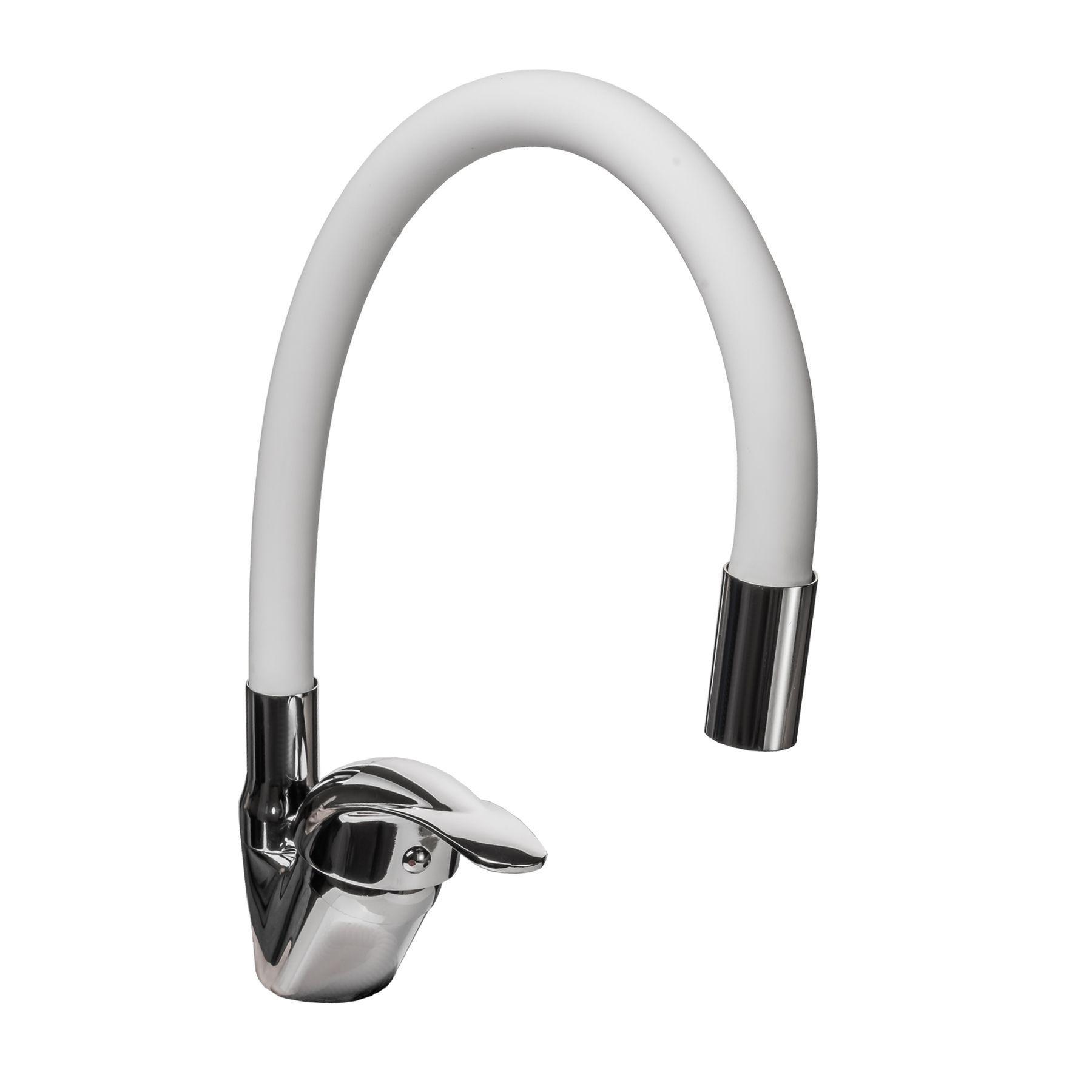 Смеситель для кухни EcoMix ENERGO E-GEZ-203SLR-WHITE (000017025)