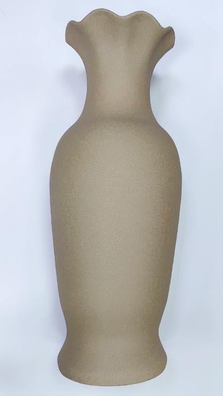 Ваза керамическая напольная 65х22 см Коричневый