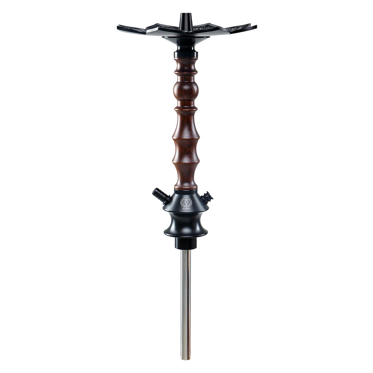 Кальян Karma Hookah 1.2 Brown колба Craft Black Matt - фото 3