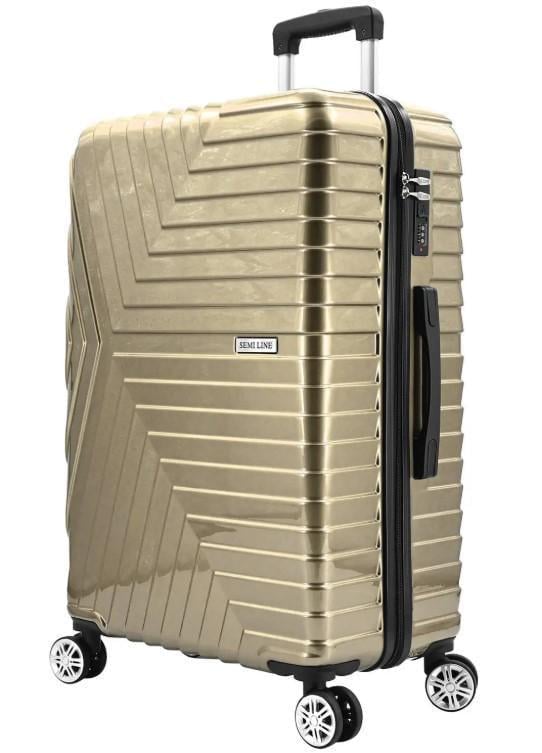 Чемодан SEMI LINE T5763-2 24" M Gold (60301) Чемодан SEMI LINE T5763-2 24" M Gold (60301)