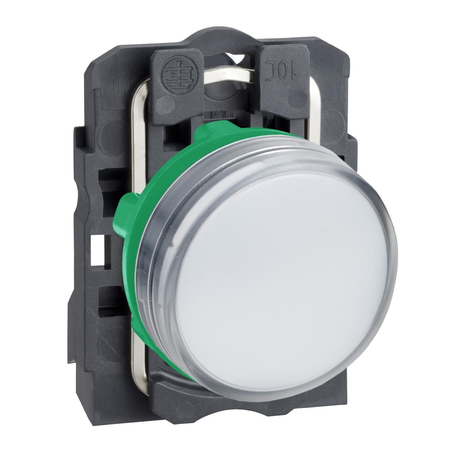 Лампа світлосигнальна LED Schneider Electric 22 мм 230В AC XB5 Білий (00000059879)