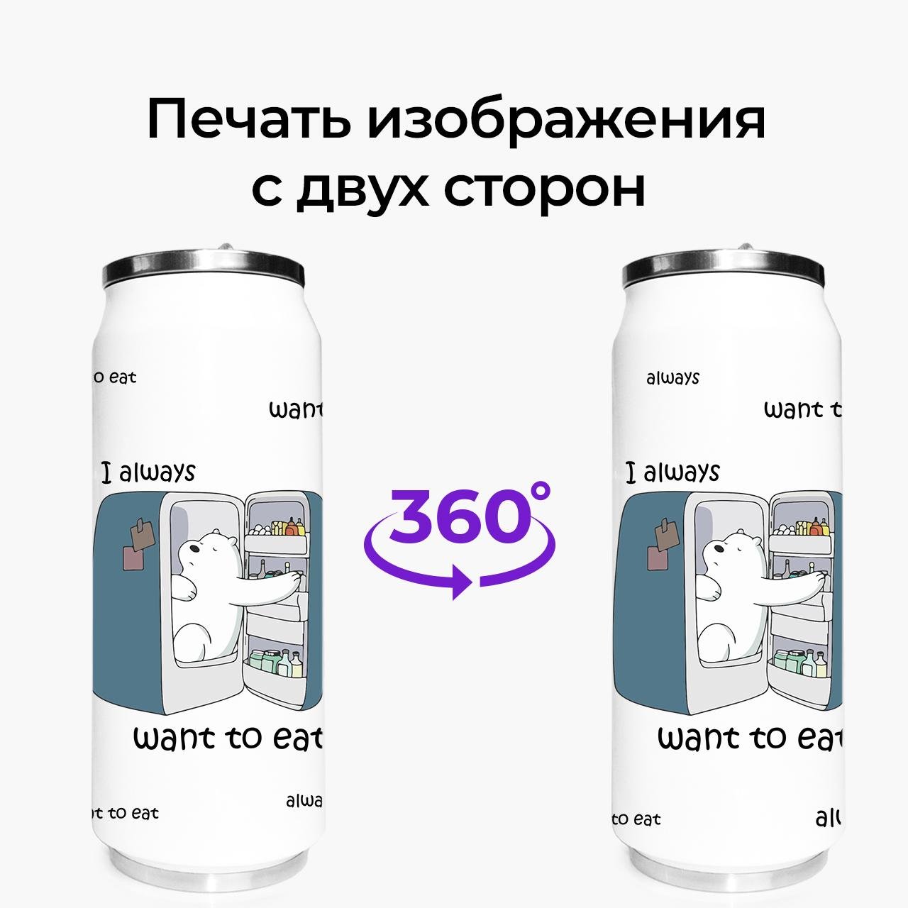 Термокружка We Bare Bears 500 мл (31091-2907-500) - фото 7 Термокружка We Bare Bears 500 мл (31091-2907-500) - фото 7