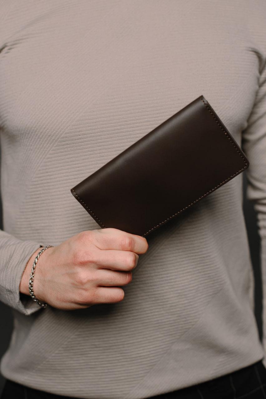 Портмоне мужское из натуральной кожи Коричневый (SR005) - фото 16 Портмоне мужское из натуральной кожи Коричневый (SR005) - фото 16