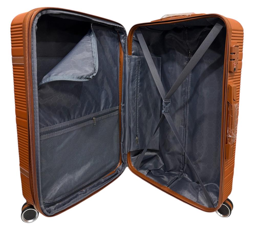 Валіза велика Worldline Airtex 629 ABS-пластик L Помаранчевий - фото 7