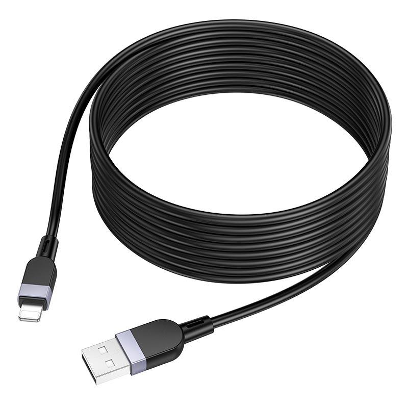 Кабель для зарядки Hoco X109 Lightning Energy silicone charging data cable 3 м Чорний (4a9f1975) Кабель для зарядки Hoco X109 Lightning Energy silicone charging data cable 3 м Чорний (4a9f1975)