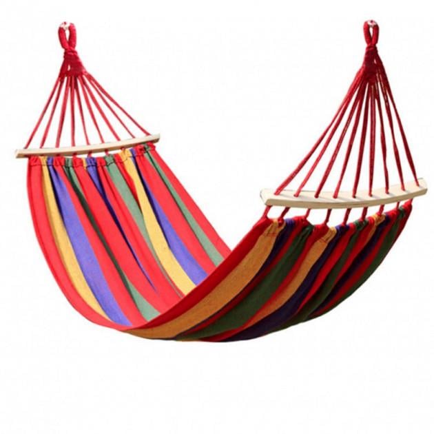 Гамак з каркасом і чохлом Hammock 240х150 см Темно-червоний - фото 2