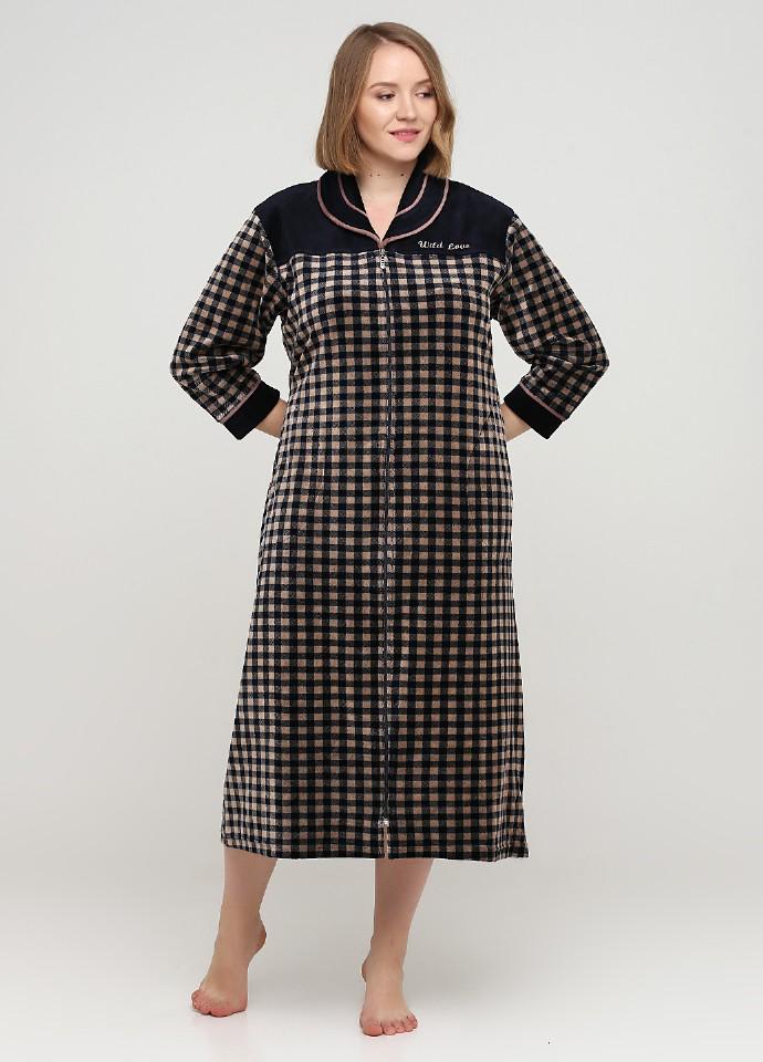 Халат Wild Love 2XL Синий (20867-46) Халат Wild Love 2XL Синий (20867-46)